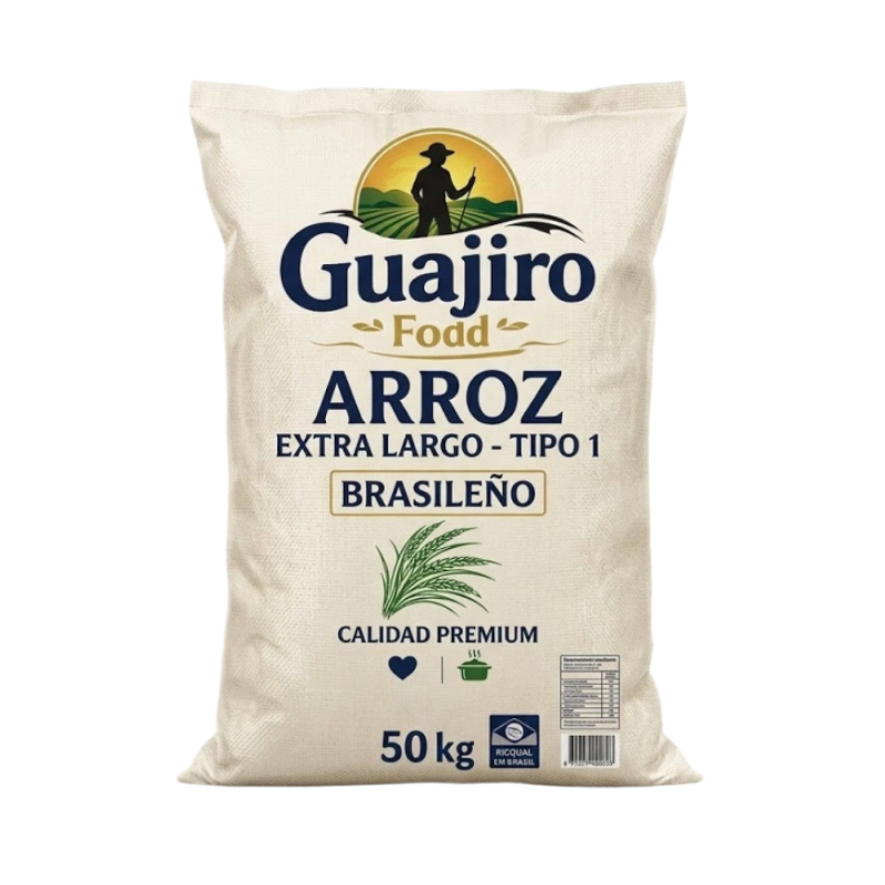 Arroz Extra Largo Tipo 1 Brasileño Guajiro