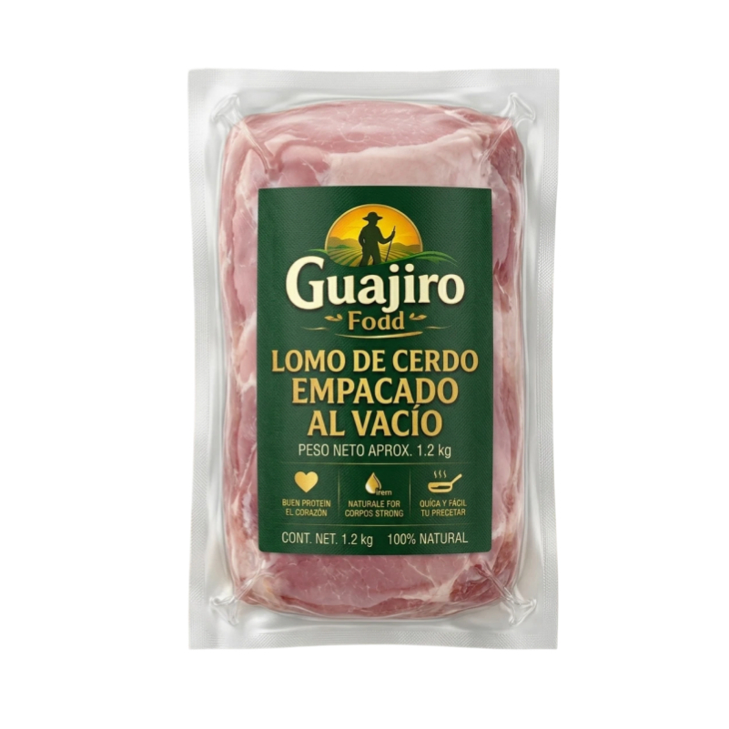 Lomo de Cerdo Empacado al Vacío Guajiro